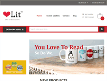 Tablet Screenshot of lovelitgifts.com